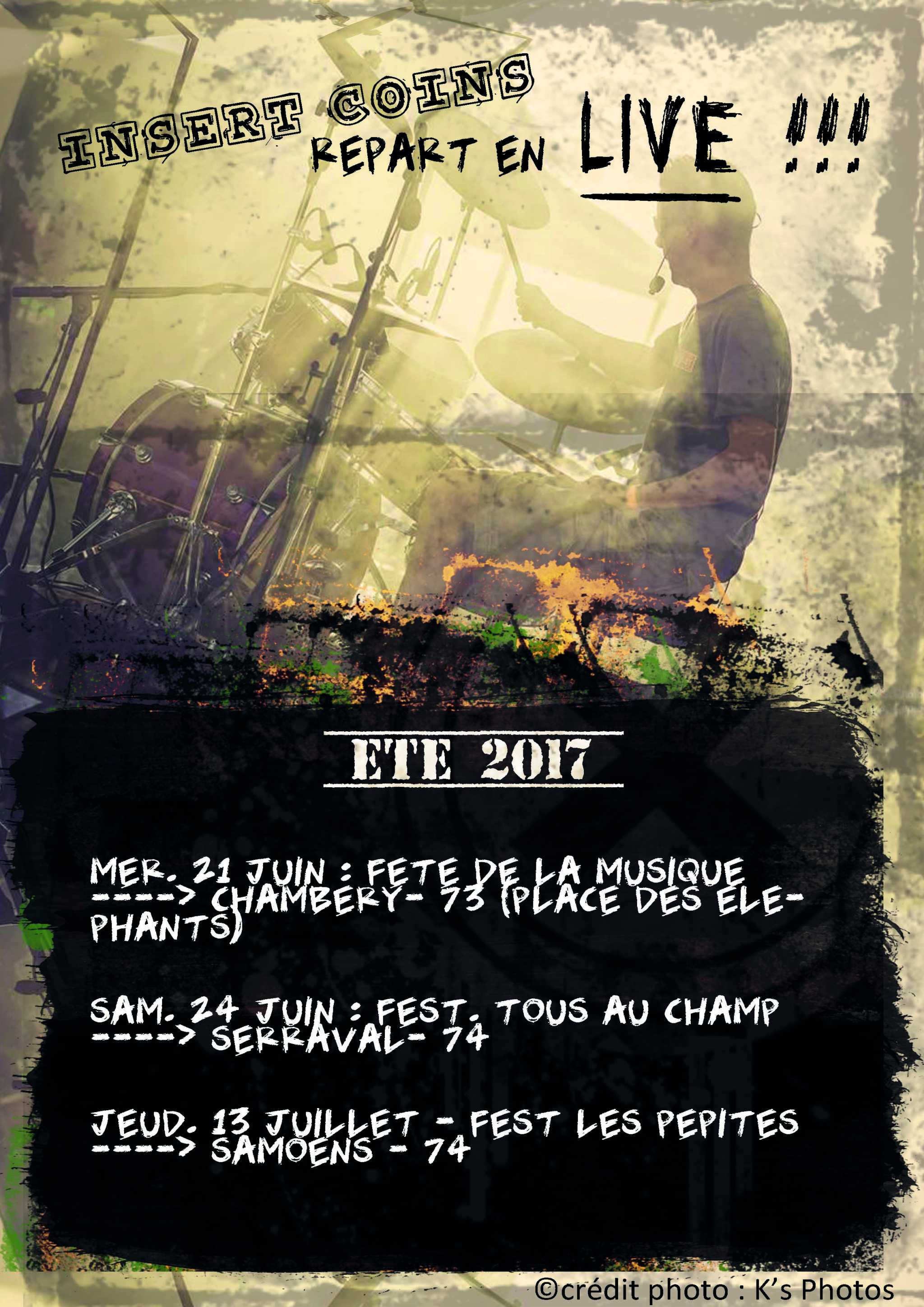 Rappel concerts été 2017