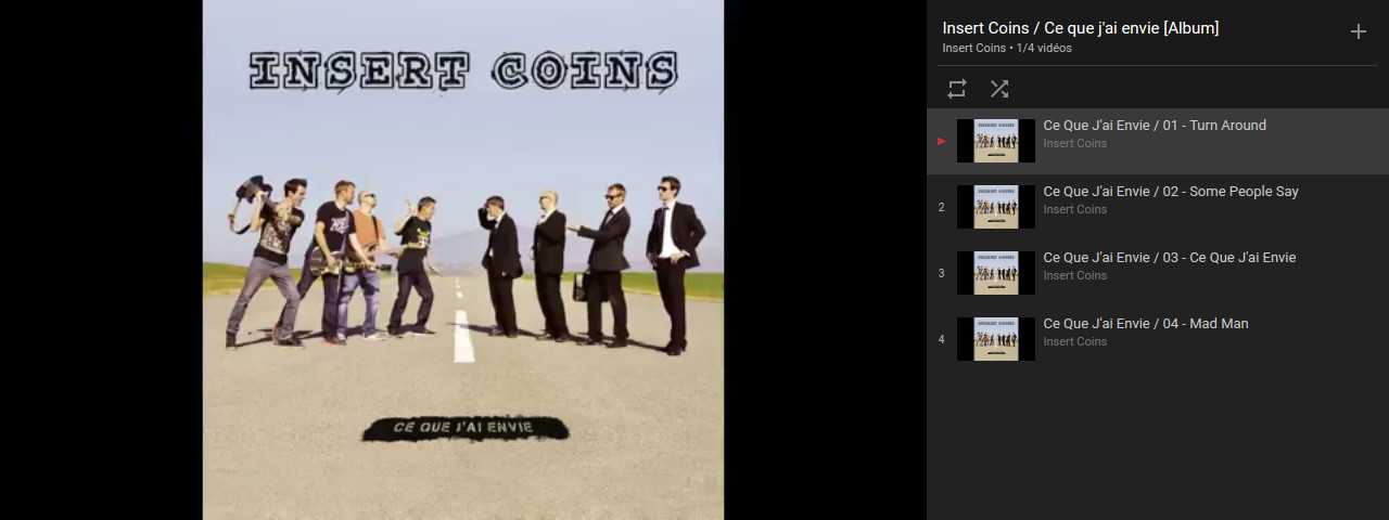 Insert Coins - Album - Ce que j'ai envie sur Youtube