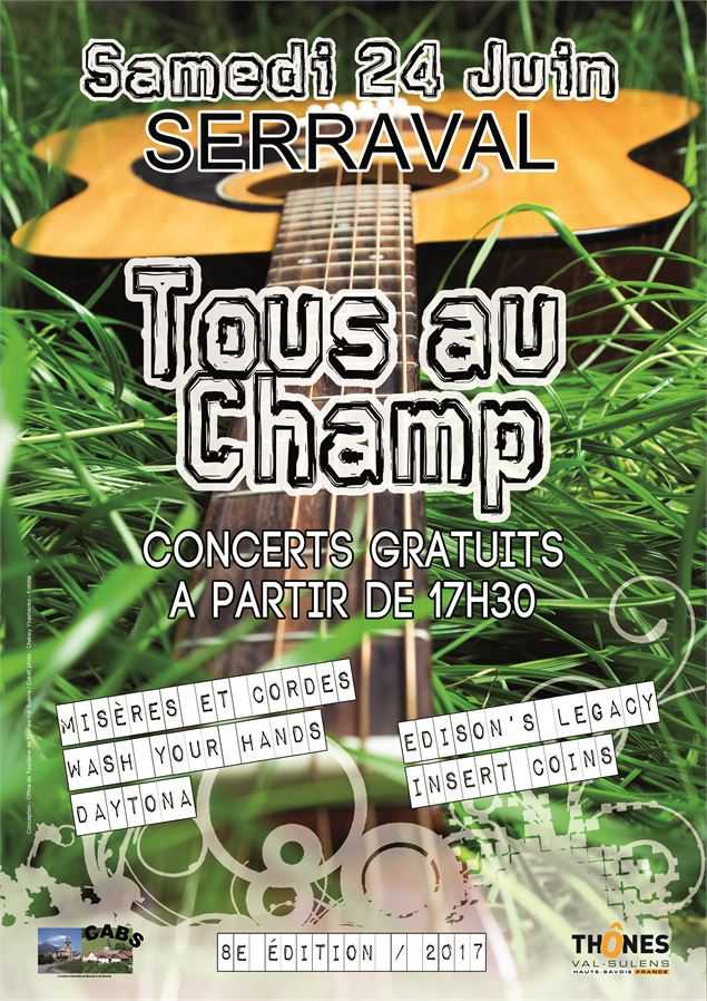 Festival tous au champ Serraval 2017